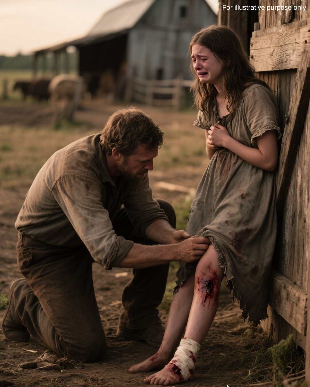 “Please… Don’t Open It,” She Pleaded In Panic — The Rancher Ignored Her, And His Face Instantly Went Pale When He Saw What Was Inside.