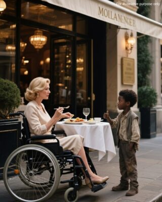 A Poor Black Boy Offers to Heal a Paralyzed Millionaire in Exchange for Her Leftovers — She Laughs, Until the Miracle Begins