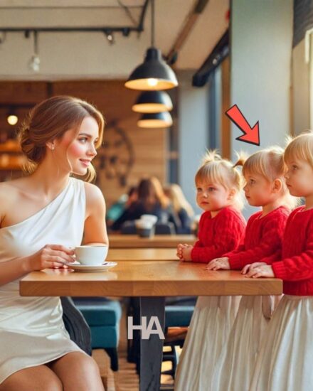 YOUR BLIND DATE NEVER SHOWED UP… UNTIL THREE IDENTICAL LITTLE GIRLS SAT DOWN AND SAID: “OUR DAD FEELS SO BAD HE’S LATE.”