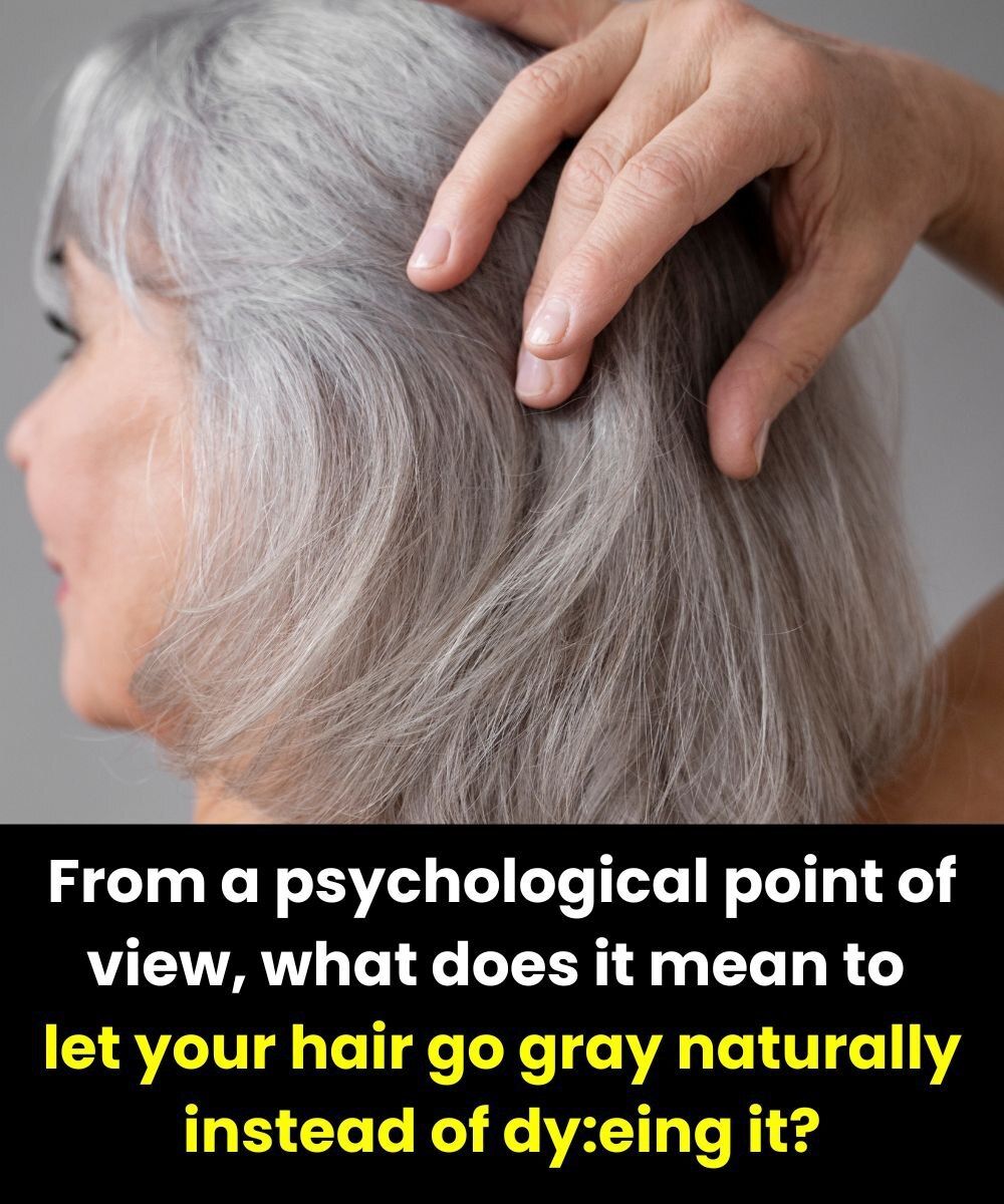 Why Letting Your Hair Turn Gray Naturally Can Make Others Uneasy