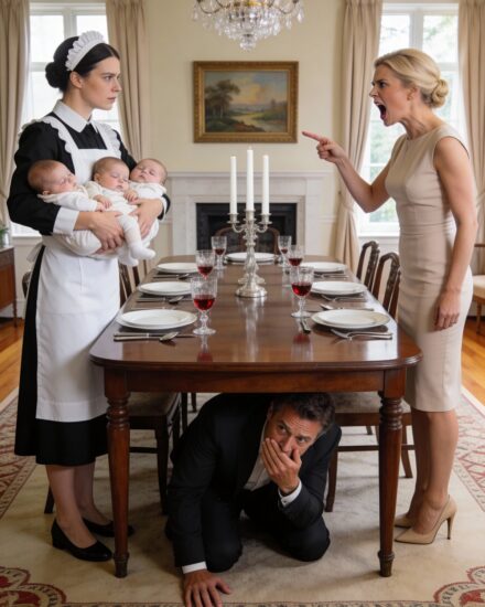 WIDOWED MILLIONAIRE HID UNDER THE TABLE — AND THE TEST THAT REVEALED THE TRUTH…