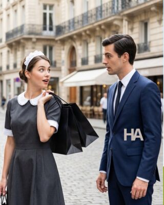 HE FLEW YOU TO PARIS TO BE HIS BAGGAGE GIRL… UNTIL YOU SPOKE ONE PERFECT FRENCH SENTENCE AND FROZE HIS ENTIRE WORLD