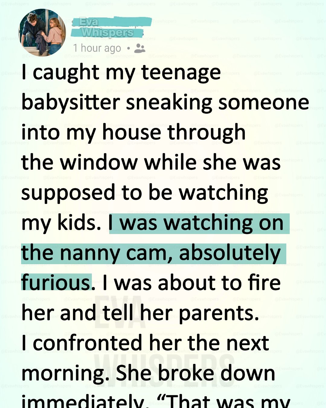 I Was Ready to Fire My Babysitter… Until She Told Me Who Was Sneaking Through the Window