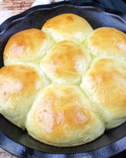 My mother made these rolls for as long as I can remember. She made them for friends and family. They are easy to make and very light and fluffy.