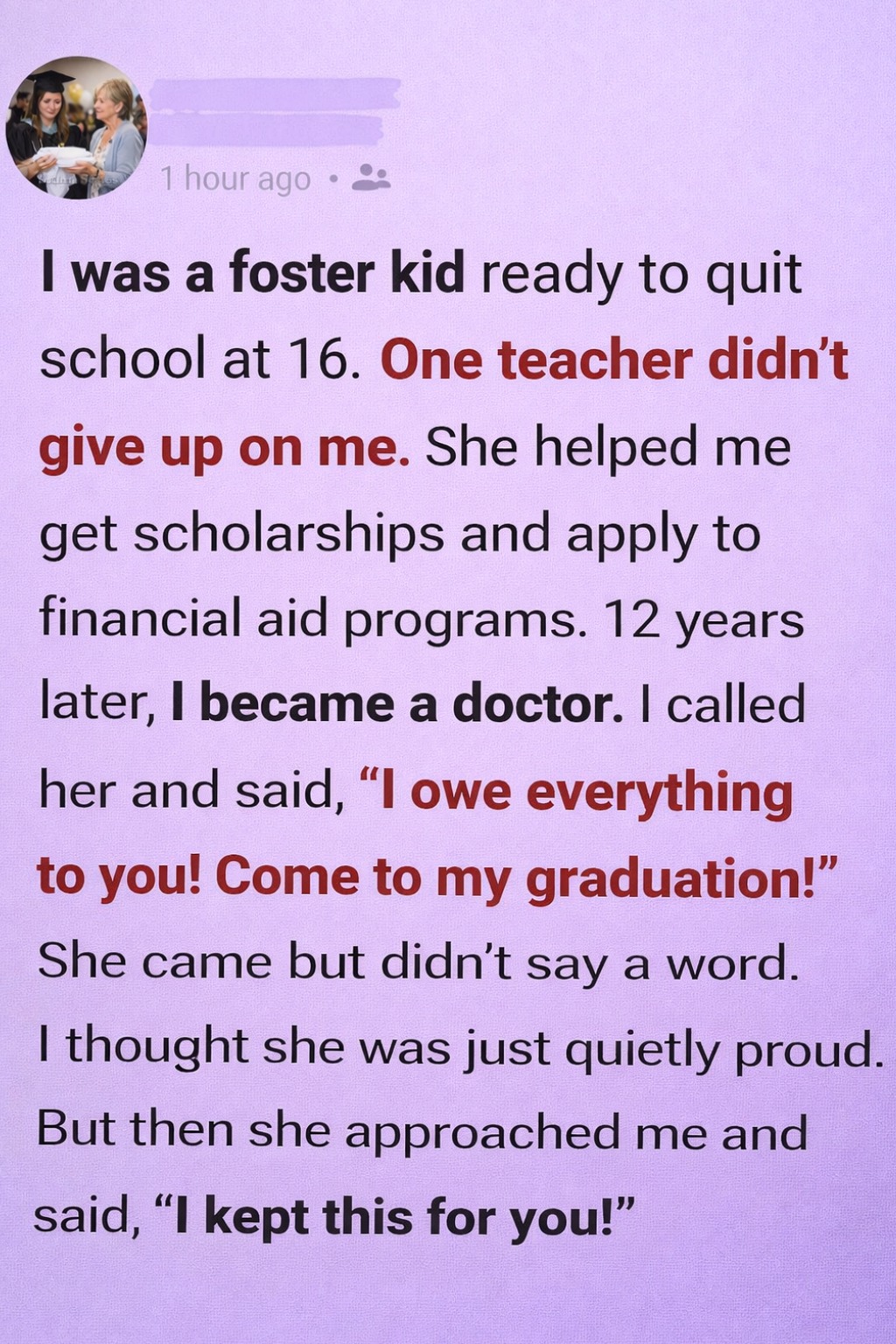 One Teacher Altered the Course of My Life — And I Only Discovered Why 12 Years Later