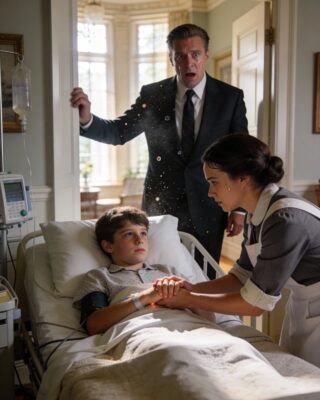 THE BILLIONAIRE CAME HOME UNANNOUNCED—AND WHAT HE SAW HIS MAID DOING WITH HIS BEDRIDDEN SON LEFT HIM UNABLE TO SPEAK.