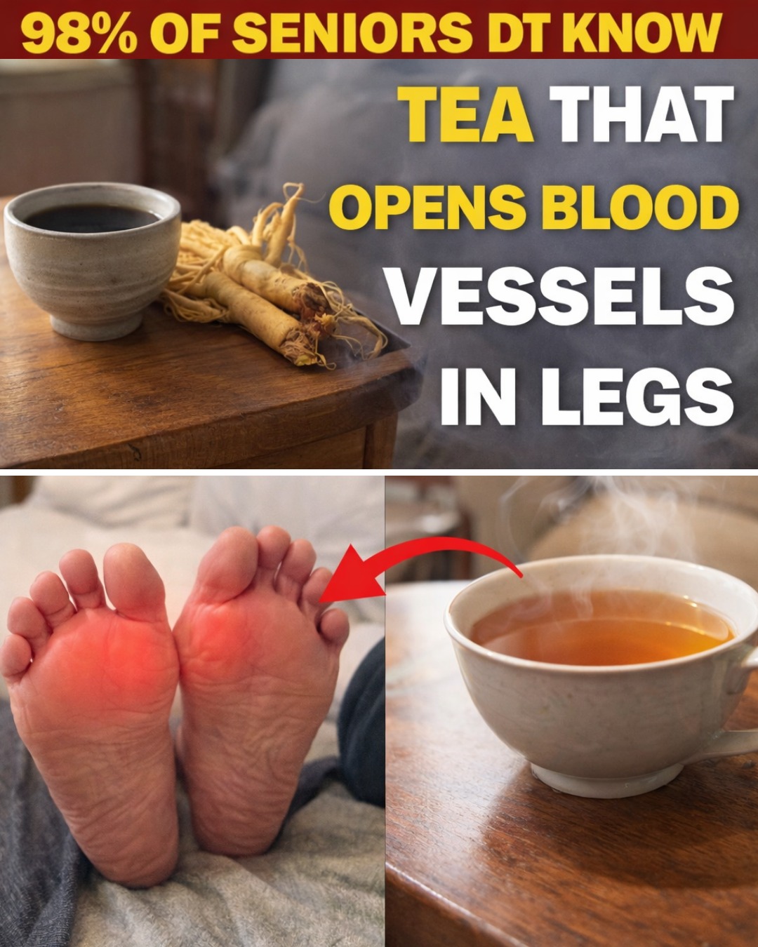 Over 60? Discover 3 Ancient Teas That May Support Leg Strength and Help You Move with More Confidence