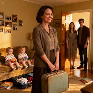 My son and his wife cornered me with a choice: either babysit the twins, or leave. I smiled, packed my things, and walked out of the house. A week later… their bank called me first—because…