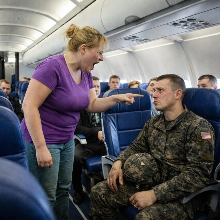 Business-Class Etiquette and Military Respect: A Plane Seat Dispute That Exposed a Secret