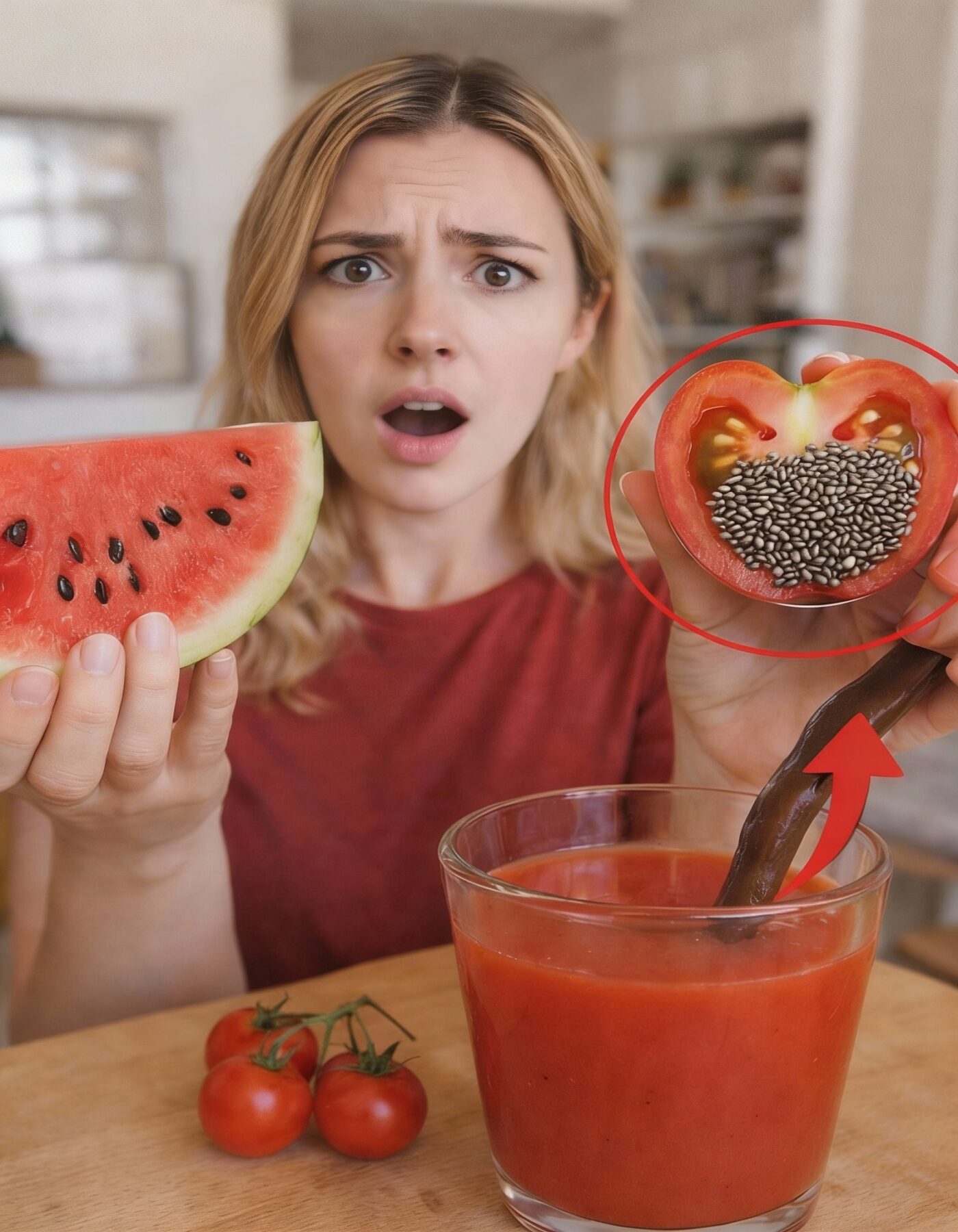 The 6-Hour Natural Energy Boost: The Power of Watermelon and Tomato Juice