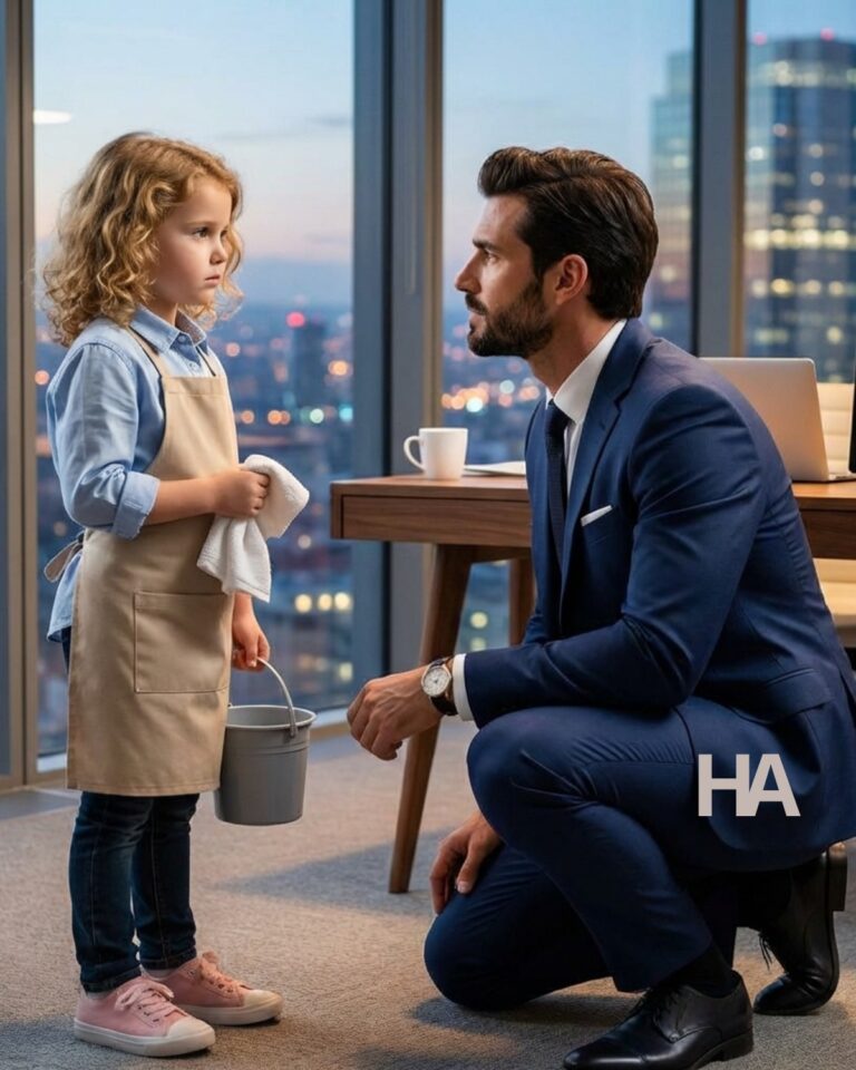 A 5-YEAR-OLD JANITOR WALKED INTO YOUR CEO OFFICE… AND ONE SPILLED GLASS EXPOSED A CORPORATE MONSTER