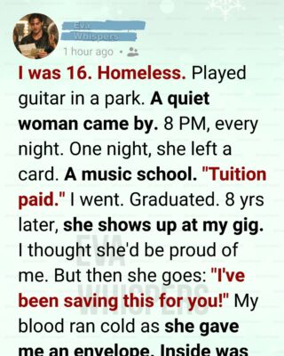 I Was Homeless With a Broken Guitar—A Silent Woman Gave Me $10 Every Night and Saved My Life