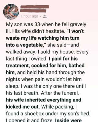 My Daughter-in-Law Walked Away When My Son Was Dying — The Secret He Left Behind Turned Everything Against Her