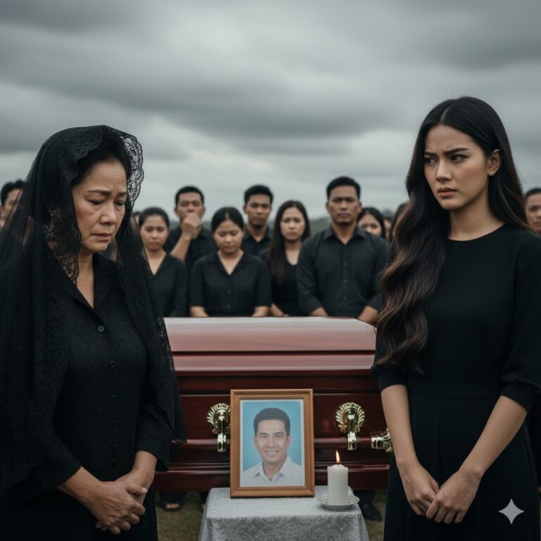 At my husband’s funeral, my daughter looked me straight in the eye and said, in front of the entire family: “You should be the one inside the coffin, not Dad.”