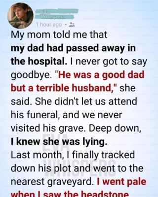 I Thought My Mother Kept Me Away Out of Bitterness—The Grave Told a Different Story