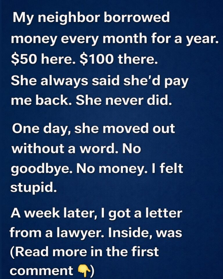 I Thought I Knew Why My Neighbor Needed Money — The Truth I Found Later Changed Everything