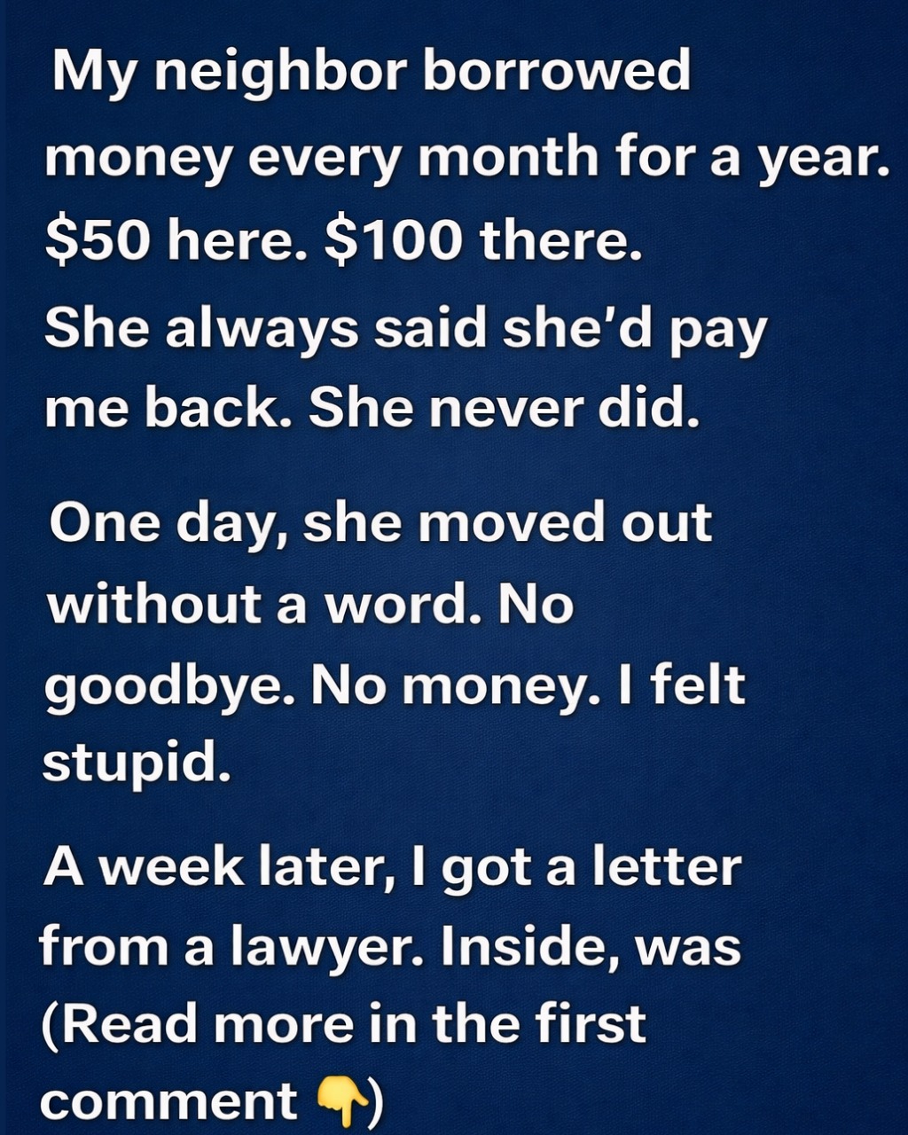 I Thought I Knew Why My Neighbor Needed Money — The Truth I Found Later Changed Everything