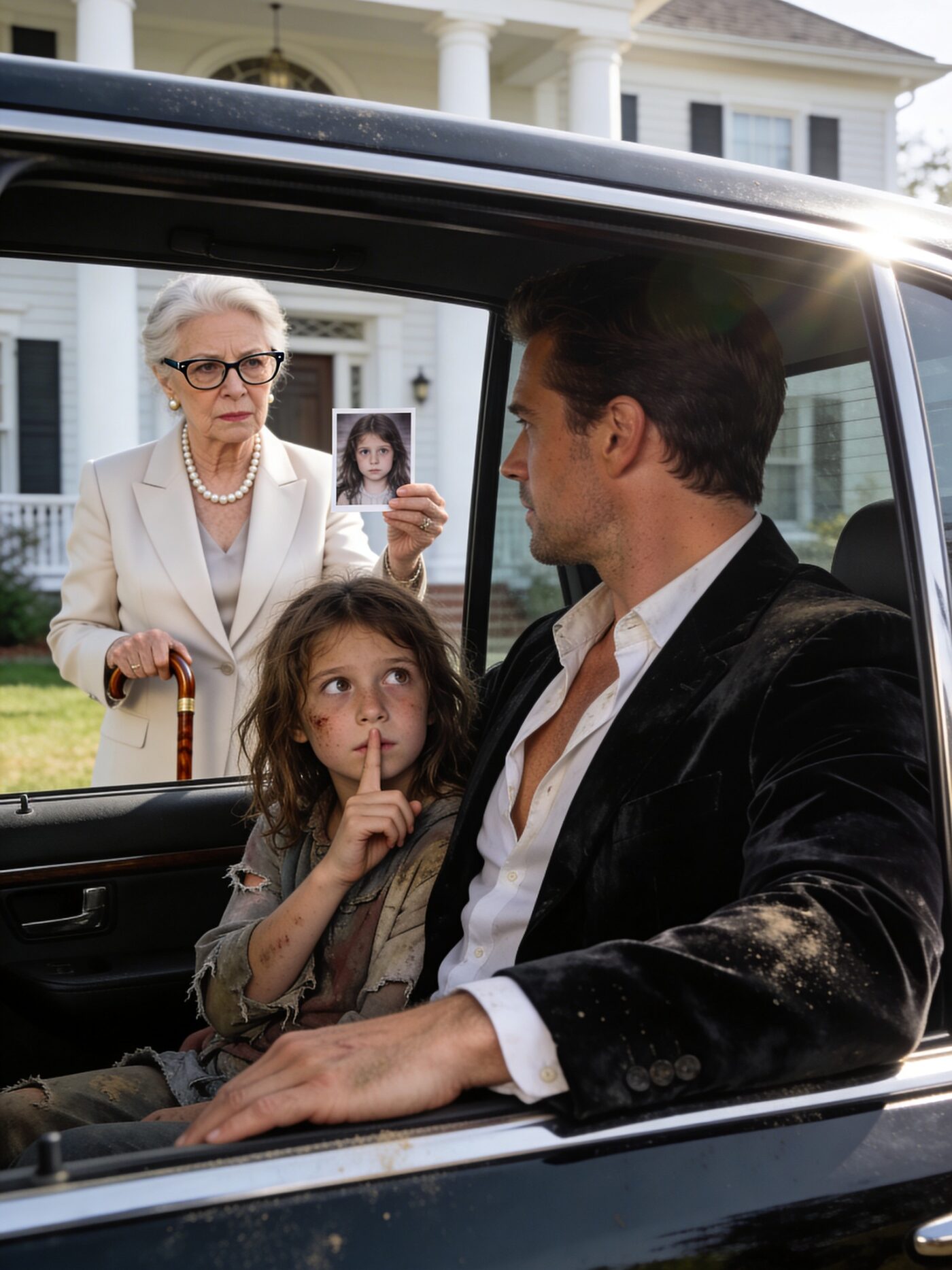 Poor 8-Year-Old Girl Hides in a Billionaire’s Car to Escape Her Wicked Stepmother — What Happened Next Changed Both Their Lives Forever