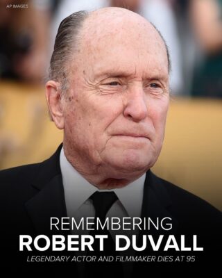 Academy Award winning actor Robert Duvall dies at 95