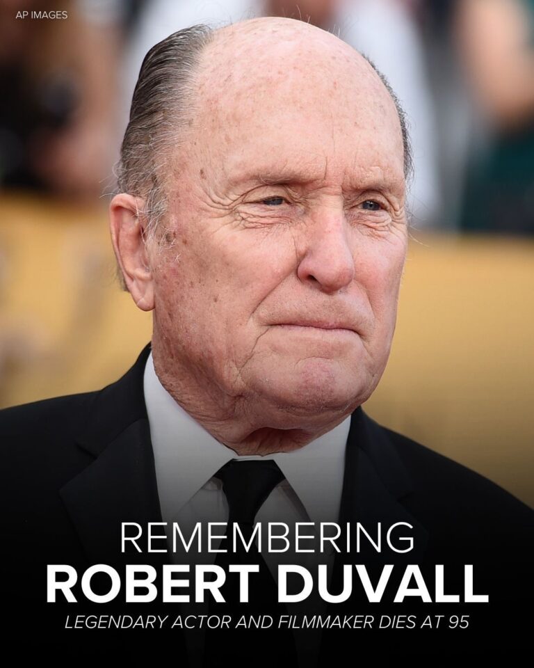 Academy Award winning actor Robert Duvall dies at 95