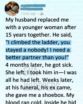 He Chose Her Over Me… Until Illness Took Everything and I Was All He Had Left