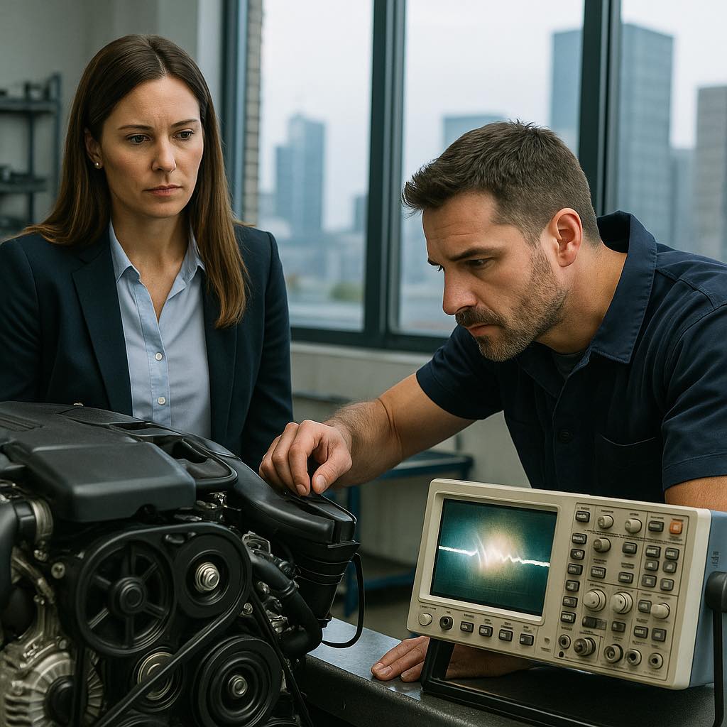 Mocking him, the CEO said, “If you can fix this engine, I’ll marry you.” The humble mechanic did exactly that.