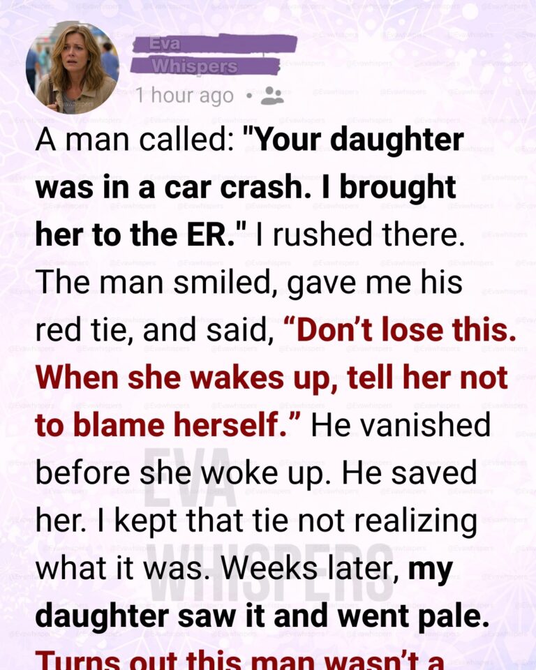 The Red Tie He Left Behind Became a Reminder That Kindness Still Exists