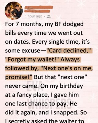 He ‘Forgot’ His Wallet on My Birthday—So I Finally Did Something He Never Expected