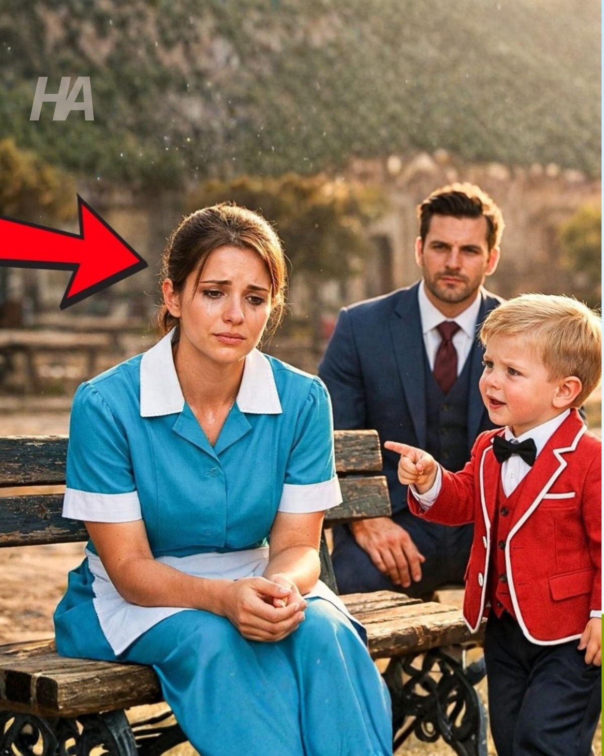 THE MILLIONAIRE’S SON CAUGHT THE MAID CRYING… THEN THE BOY SAID ONE SENTENCE THAT EXPOSED A SECRET NO ONE SAW COMING 😳💔