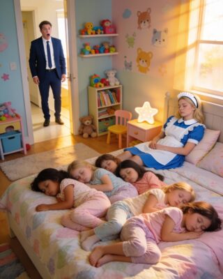 A Millionaire Fired 37 Nannies in Two Weeks, Until A Domestic Worker Did What No One Else Could for His Six Daughters