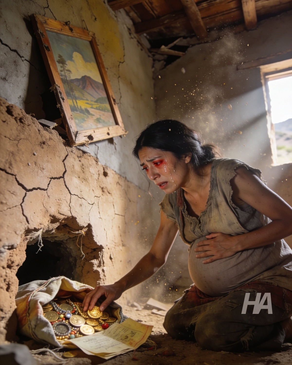 YOU PULL THE OLD PAINTING… AND THE MOUNTAIN FINALLY CONFESSES