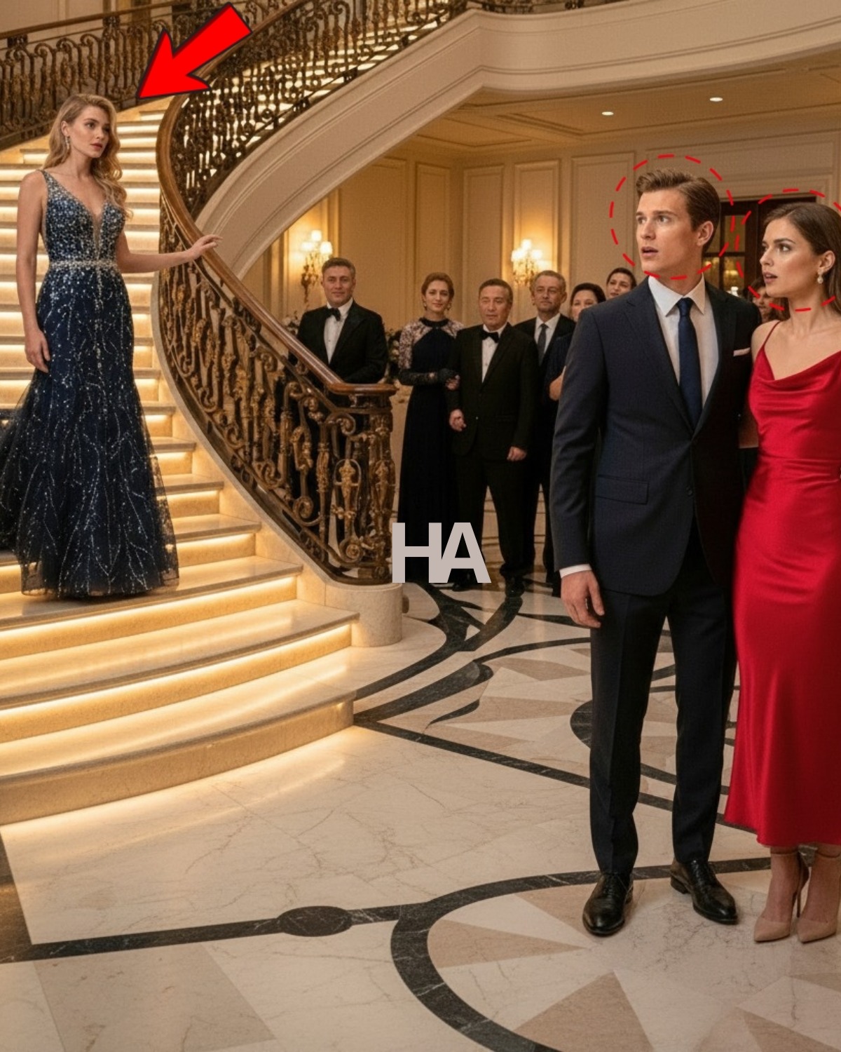 HE WAS ASHAMED TO BRING HIS WIFE—SO HE TOOK HIS SECRETARY INSTEAD