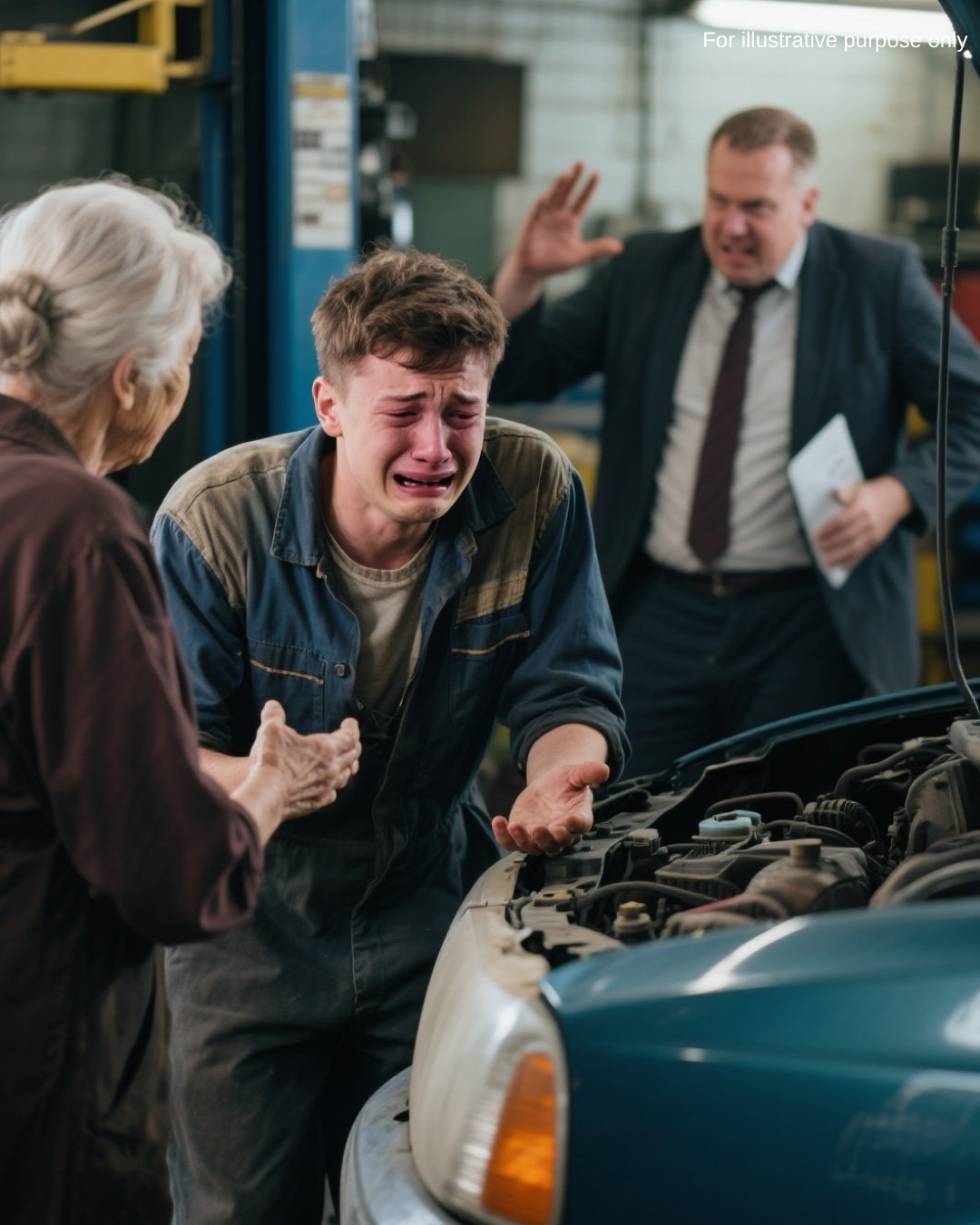 After Repairing an Old Lady’s Car for Free, He Lost His Job — Then He Found Out Who She Really Was