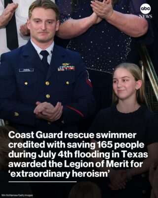 Hero in the Storm: Coast Guard Rescue Swimmer Saves 165 Lives and Receives the Legion of Merit