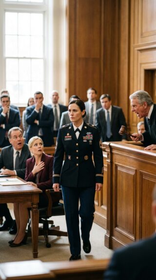 When I Entered The Courtroom In Full Uniform, Dad Let Out A Quiet Laugh, And Mom Just Sighed. The Judge Froze Mid-Sentence, His Voice Breaking As He Said, “DEAR GOD… IT’S REALLY HER.” Silence Filled The Room. They Never Imagined Who I Had Become