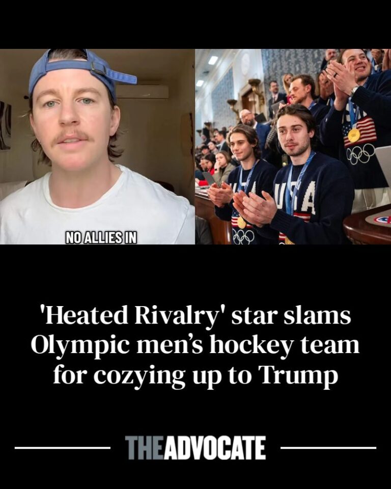 Heated Rivalry star slams Olympic men’s hockey team for cozying up to Trump
