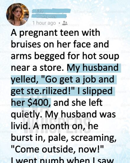 My Husband Laughed at a Pregnant Teen Begging for Soup—What Happened Next Cost Him His Job