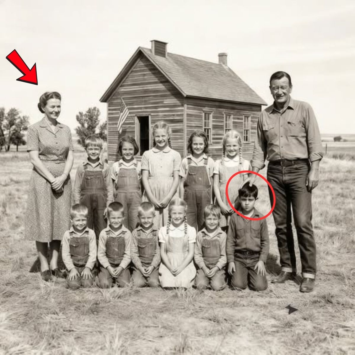 John Wayne received a letter from this teacher and did something no Hollywood star would do today… March 1961: a teacher in rural Montana asks her 12 students to write a single sentence to John Wayne.