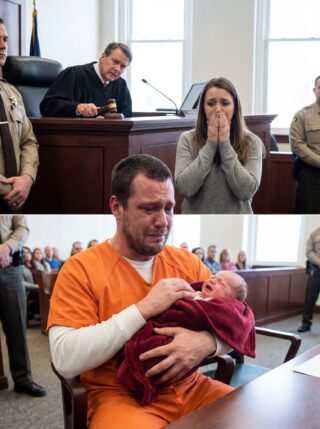 A Man Sentenced To Life Asked To Hold His Newborn Son For One Minute — A Baby’s Cry And A Small Mark Exposed A Powerful Lie In The Courtroom