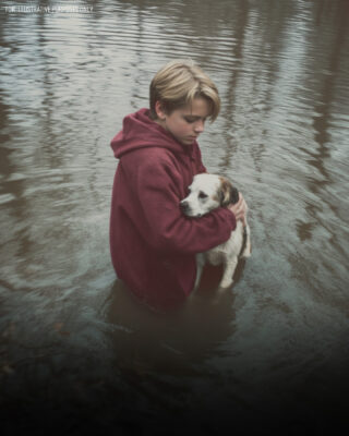 A Teenager Jumped Into a River to Save a Dog – The Next Morning, a Black SUV Pulled up to His House