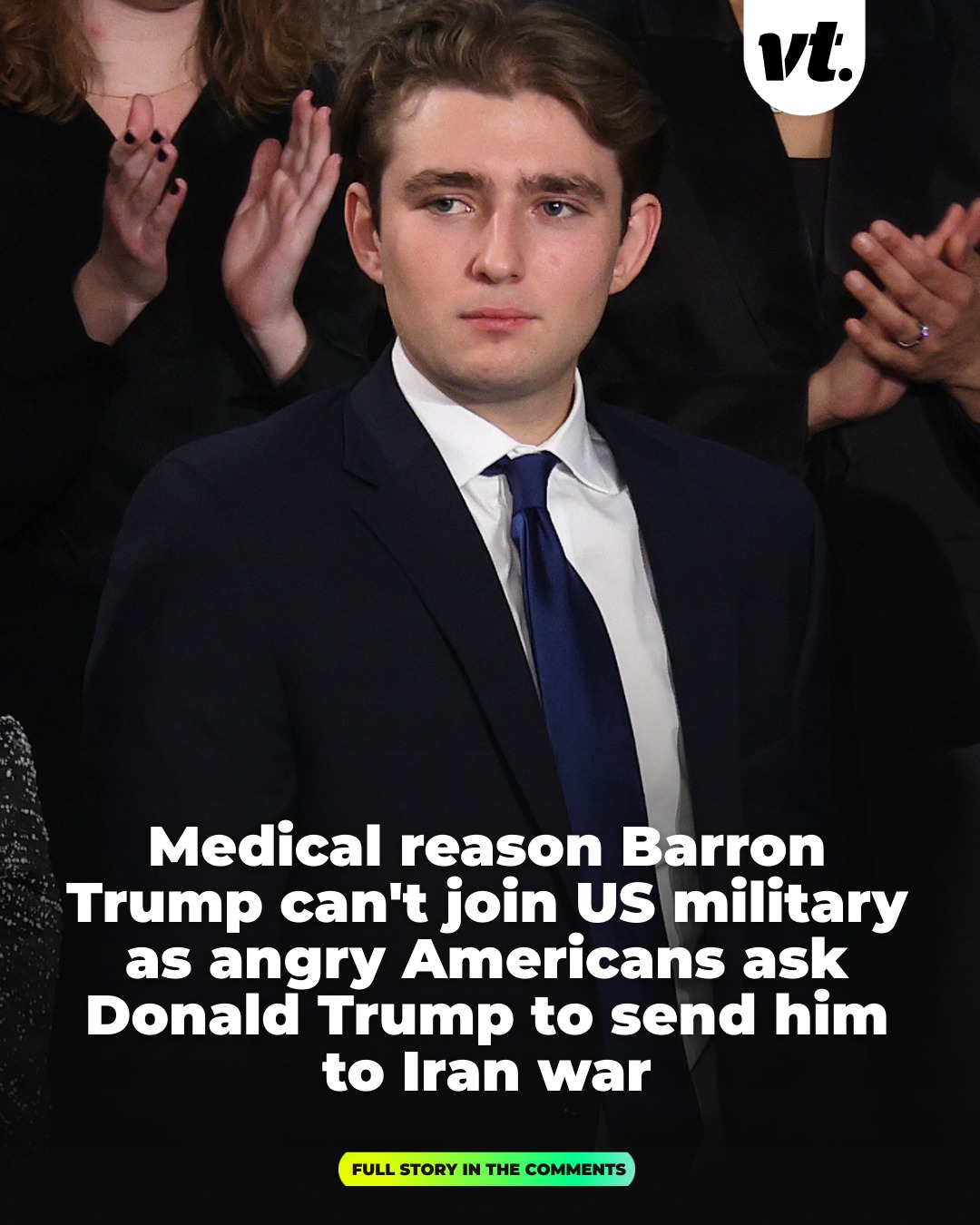 Medical reason Barron Trump can’t join US military as angry Americans ask Donald Trump to send him to Iran war