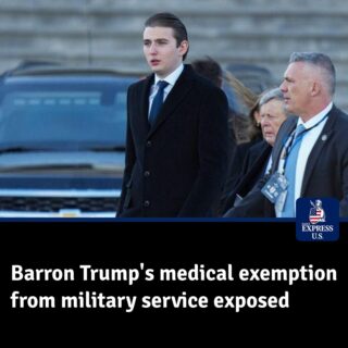 Barron Trump’s medical exemption from military service exposed