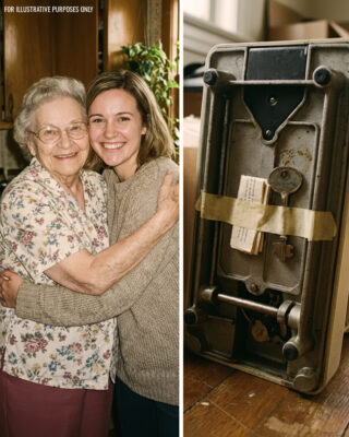 My Grandmother Left Her House to the Neighbor and Gave Me Only Her Old Sewing Machine – Then I Found a Key and a Note Taped to It