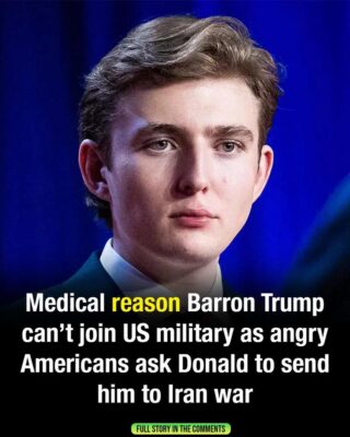 Medical reason Barron Trump can’t join US military as furious Americans wants to send him to Iran war
