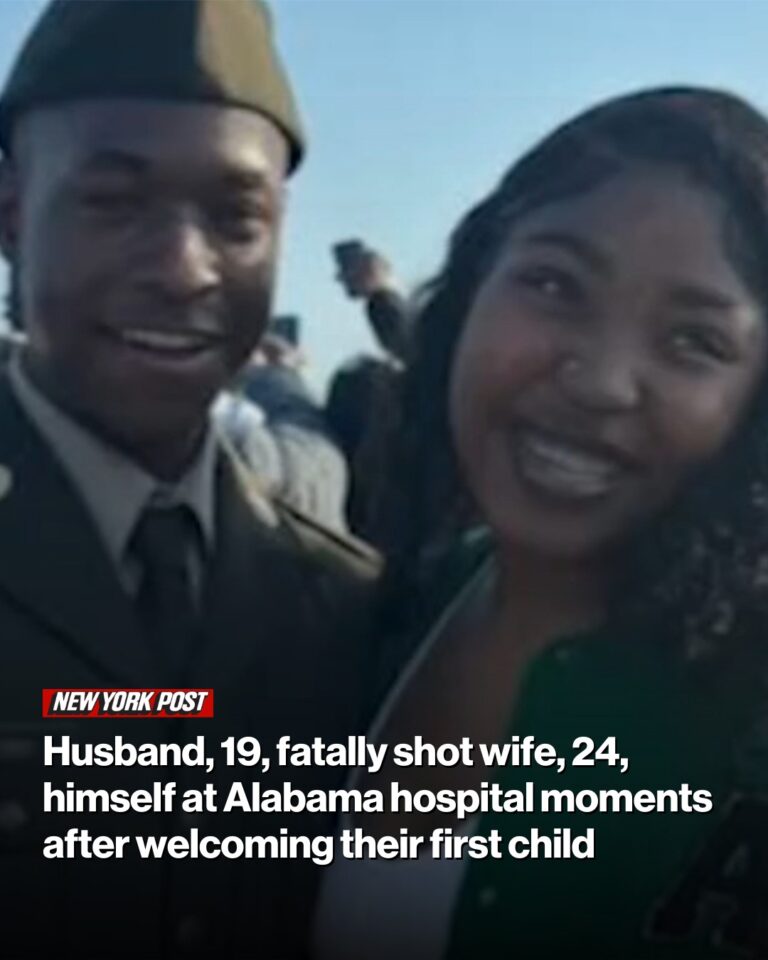Husband, 19, fatally shot wife, 24, himself at Alabama hospital moments after welcoming their first child