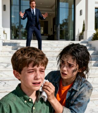 The millionaire’s son was blind…