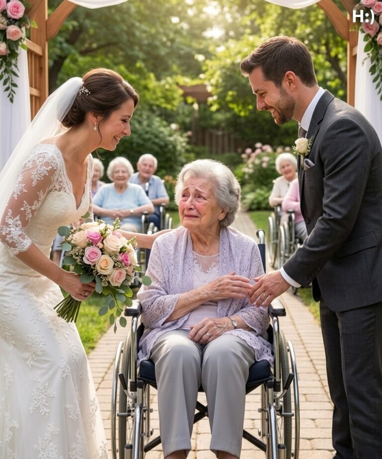 We held the wedding at a nursing home so my grandmother could see me get married. My mother grimaced: “How depressing… don’t even mention it.” My sister laughed: “Post it and they’ll call it a ‘wedding of poverty’.”