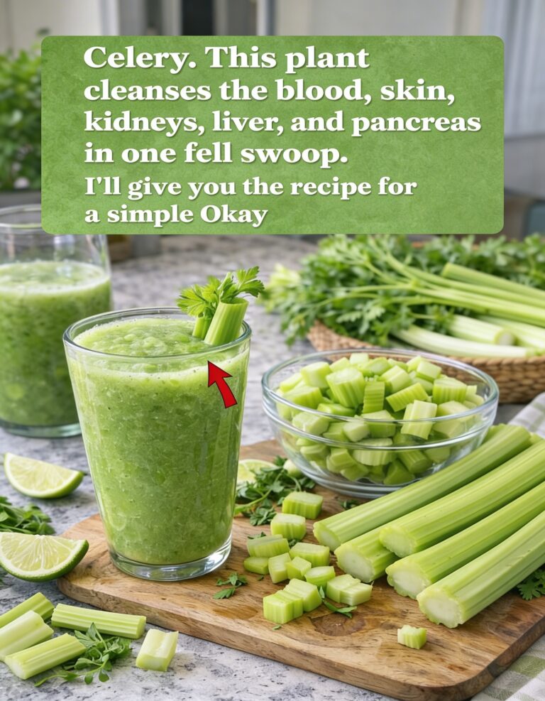 Cleanse Your Blood, Skin, and Organs with Celery – The Powerful Detox You Need to Try (But Do It Right)!