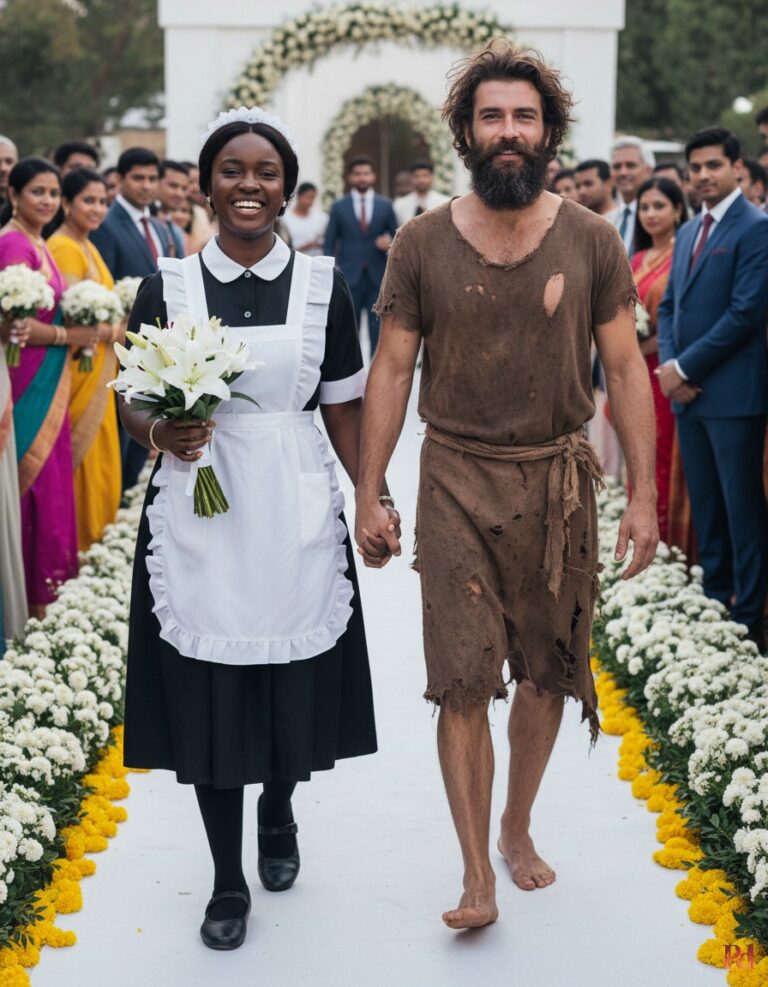 A cleaning lady marries a homeless man; The guests laugh, until the groom reveals a shocking truth