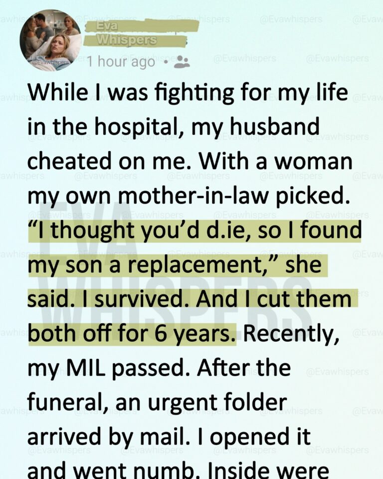 I Hated My MIL for Destroying My Marriage… Six Years Later, Her Final Secret Broke My Heart in a Completely Different Way